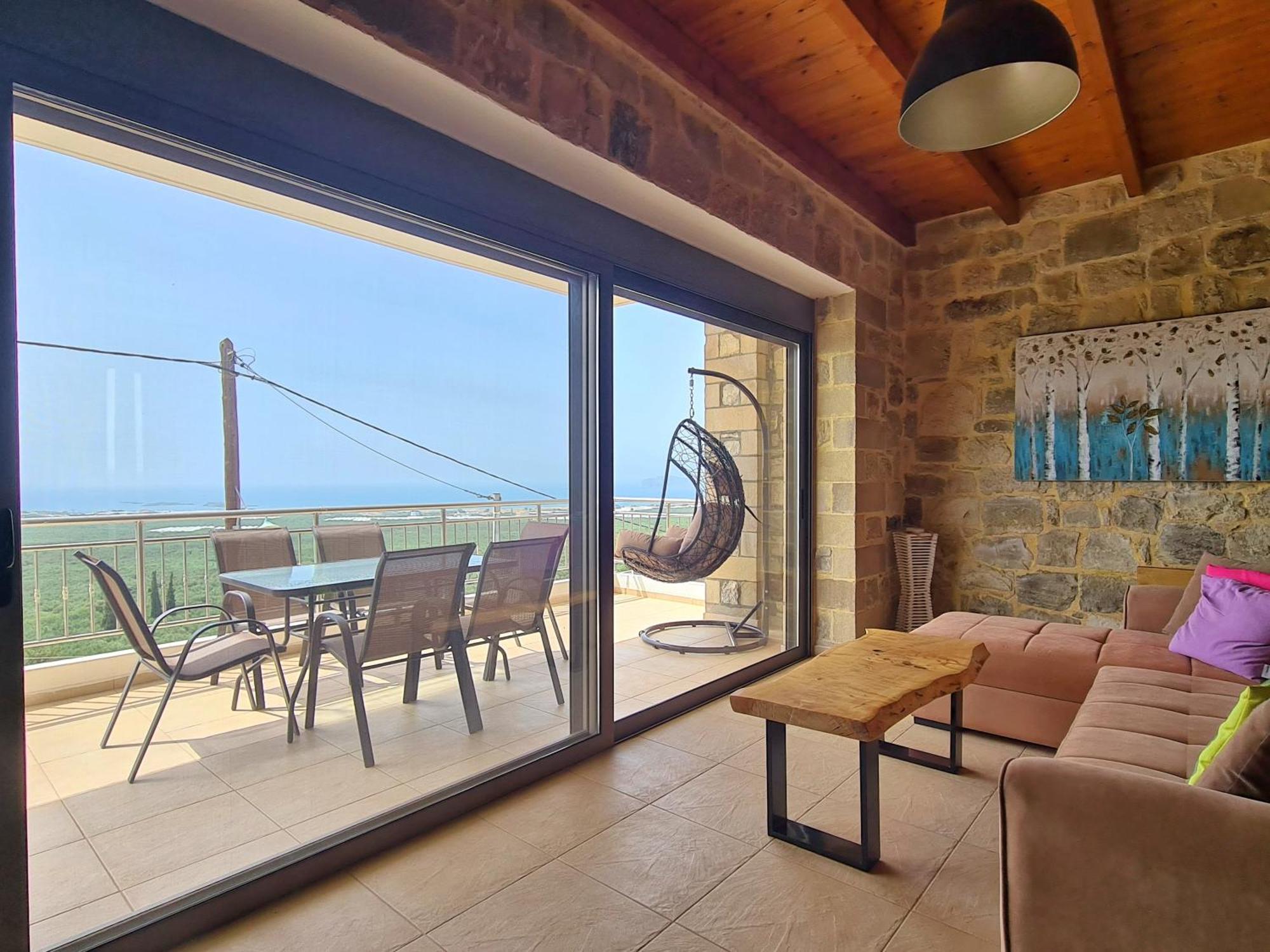 New Villa Kalimera, View To Falasarna Beach Platanos  Ngoại thất bức ảnh